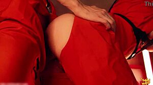 Mollyredwolf explores lethal company sex mode with costumes and natural tits.