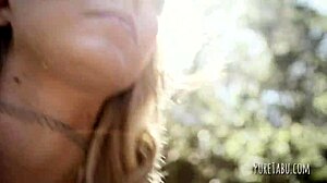 Hey, check out this blonde getting double penetrated hard