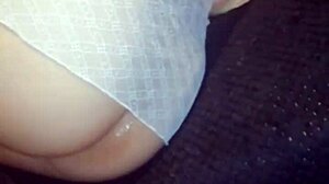 latina bride in robe giving her big ass pussy