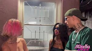 Couple swap leads to double penetration and anal on sluts