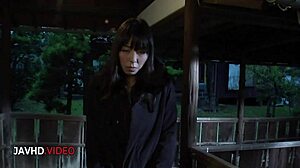 naughty milf ryoko murakami gives outdoor blowjob leading to spectacular cumshot finale