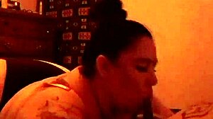 BBW Carlee performs blowjob on big ass in detailed scene