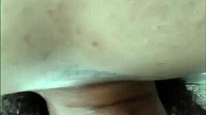 Miss mop mouth says sloppy blowjob upside down