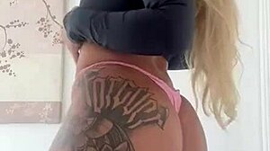 Discovering pleasure as a bratzmal in crossdressing solo