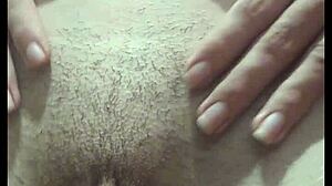 I saw the petite teen's hairy pussy under her shorts