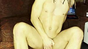 ivory white pounds hole with huge dildo toys in bisexual anal gaping solo