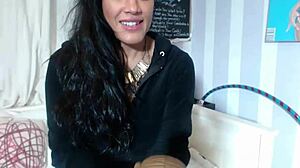 maxine x teases with solo dildo play on her big ass and wet pussy