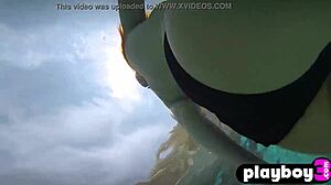 Redhead Milf Elizabeth Marxs Removes Bikini And Poses Totally Naked