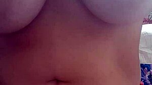 Blonde bbw milf awakens with intense arousal for solo masturbation in lingerie