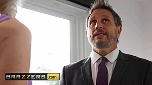 Katie Monroe licks Alex Legend's monster cock