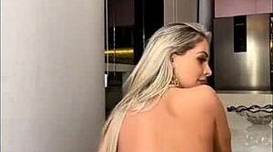 Can You Resist This Hot Blonde's Tempting Curves?