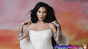 Naked MILF Angel Joanna Angel reveals her sultry side and sexy tattoos
