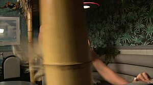 Busty Blonde Mom Cindy Behr Fills Her Twitching Twat with Dick in Restaurant Booth. She Bends Over for Anal Fingering.