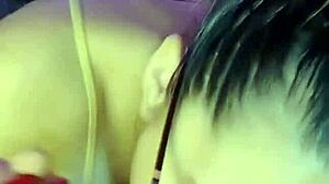 melisabunny squirts during deepthroat and riding with semen in pussy 😍 ft bunnnyfamily