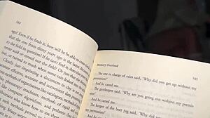 my stepsister seduced me while i read a book with close-up rubbing