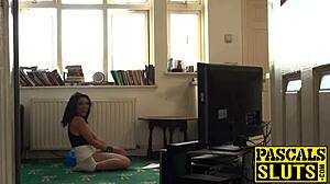 teen subslut spanked and fucked hard by dominant male