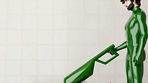 Using a rotating machine on another guy