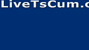 Hot Shemale Performs Self Facial Cumshot in Erotic Display