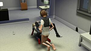 Watch the cuckold action in Sims 4!