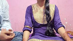 Desi Bhabhi Enjoys Intense Doggystyle Creampie Sex