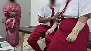 Students Having Sex in Front of Teacher!