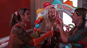 i feel the squirting anal fisting and face fucking between these sluts