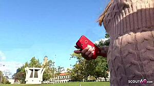 German Scout - Czech Young 18+ Jennifer Talk To Fuck At Real Pickup Street Casting