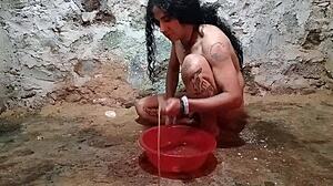 anal play with a pickle