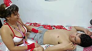 i fucked the nurse hard until cumming in her mouth