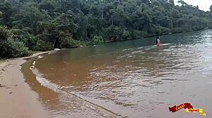 Rough anal sex on high seas with latina 😈🌊