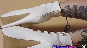 Naked MILF Angel Joanna Angel reveals her sultry side and sexy tattoos