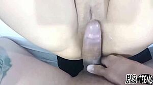 Stepsister Turned 18 And Begs For First Porn Video! Addicted To Sex Anal Babe With Creamy Pussy Big Ass