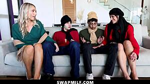 mona azar and bunny madison's naughty plan to keep stepsons home