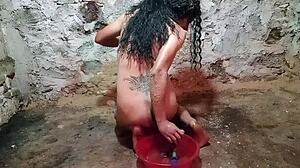 anal play with a pickle