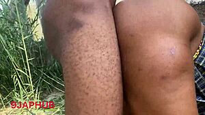 Naughty African Milf Bends Over for Big Ass Exploration in Homemade Doggystyle