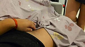 Caught with Hard Cock Leading to Facial Cumshot!