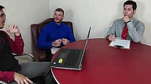 Intense Office Orgy With Anal Banging, Blowbang Action, And Double Penetration Featuring Big Cocks And Latina Sluts