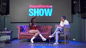 Christmas Special Lalucero Swallows a Dick Under the Orders of Her Dominatrix in Juan Bustos Show