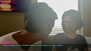 A Wife and Stepmother Fanmade Aiden Revenge in Rough Outdoor Threesome