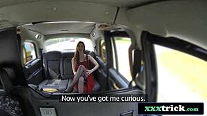 Horny Redhead Zara Durose Sucks Cab Driver's Cock