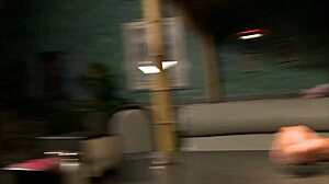 Busty Blonde Mom Cindy Behr Fills Her Twitching Twat with Dick in Restaurant Booth. She Bends Over for Anal Fingering.