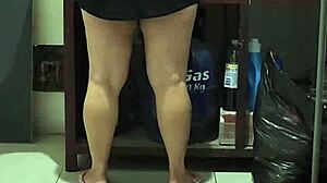 Hot Stepmother Receives Detailed Anal Assfucking in Bathroom