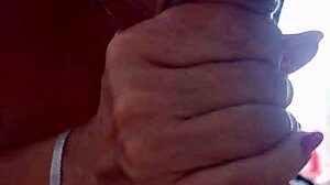 subtle blowjob in the tent leads to hot cum load