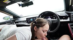 Can a cab driver resist fucking a masturbating teen?