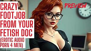 hot psychiatrist uncovers your foot fetish audio porn