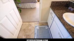 Cute Tiny Teen Stepsister Needs Stepbrother's Big Dick During Cuddling In Bed Pov - Hime Marie Brad Newman