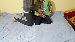 Desi Girl 18 Engages in Hardcore Fucking with Boyfriend, Losing Virginity to Tight Pussy Action