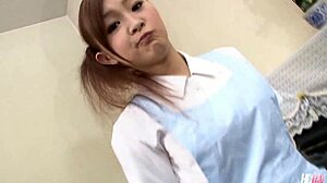 Does Beautiful Japanese Nurse Aya Suzuki Take Two Cocks?
