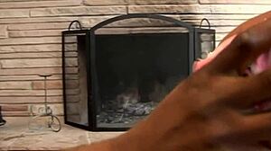 Can The Black Whore Sandi Jackmon Excite Him In Sexy Lingerie?