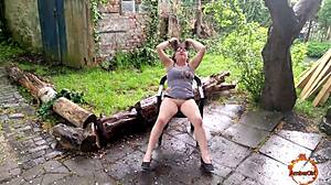 Klaudiaambergirl Indulges in Solo Pleasure Amid Thunderous Storm